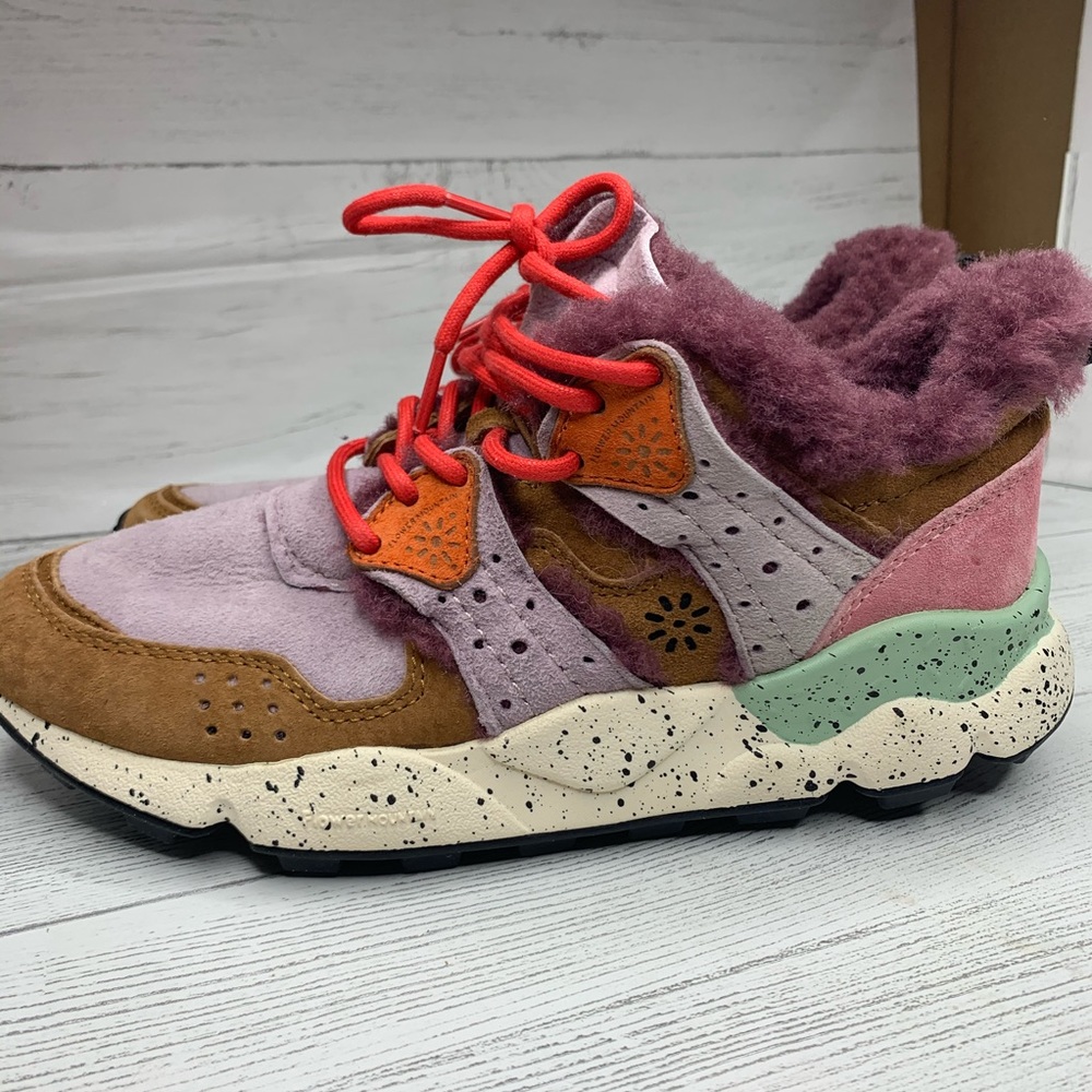Flower mountain suede fur men’s  sneakers/7 - Picture 5 of 14